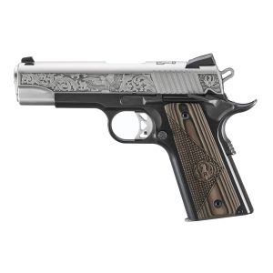 Ruger SR1911 "200 Ruger Rd." Street Edition Handgun 45 Auto 7rd Magazines(2) 4.25" Barrel Engraved Frame G10 Grips