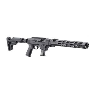 Ruger PC Carbine Chassis Model Rifle 9mm Luger 10rd Magazine 16.12" Barrel Synthetic Stock Aluminum Handguard