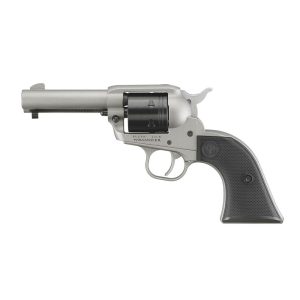 Ruger Wrangler Revolver .22 LR 6rd Capacity 3.75" Barrel Silver Cerakote Aluminum Alloy