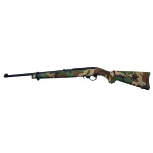 Ruger 10/22 "Woodsman" Rifle .22LR 10rd Magazine 18.5" Barrel Woodland Camo Stock