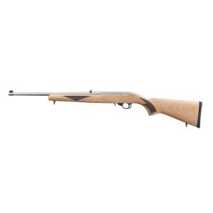 Ruger 10/22 Sporter Rifle .22 LR 10rd Magazine(1) 18.5" Stainless Barrel Barrel Natural Wood Stock
