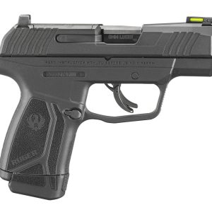 Ruger Max-9 Pro Optic Ready Handgun 9mm Luger 12rd Magazine 3.2" Barrel Fiber Optic Sights No Manual Safety Black Grip