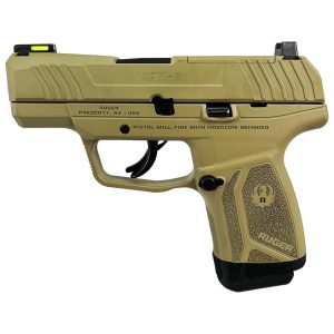Ruger "FDE" Max-9 Pro Handgun 9mm Luger 12rd Magazine 3.2" Barrel Optic Ready