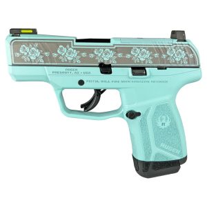 Ruger "Robin's Egg Blue Frame/Rose Slide" Max-9 Pro Handgun 9mm Luger 12/rd Magazines (2) 3.2" Barrel Optic Ready