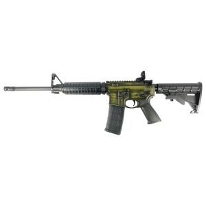 Ruger "Bazooka Green Distressed" AR-556 Rifle 5.56mm NATO 30rd Mag 16.10" Barrel Custom Stock Finish