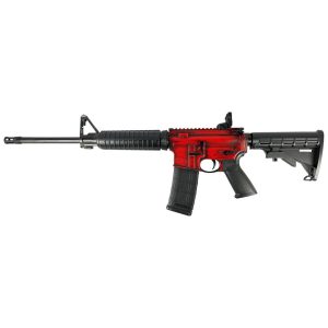 Ruger "Red Distressed" AR-556 Rifle 5.56mm NATO 30rd Mag 16.1" Barrel Custom Stock Finish