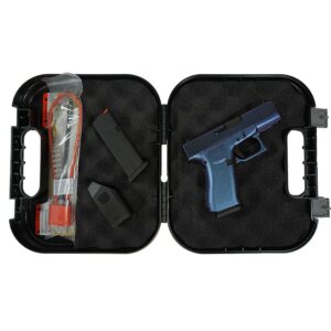 Glock 43X Mongoose Purple Handgun 9mm Luger 10rd Magazines(2) 3.4" Barrel Accessory Rail USA Made