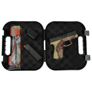 Glock 43X "Chocolate Chip" Hydro Dip Blue Handgun 9mm Luger 10rd Magazines(2) 3.4" Barrel Accessory Rail USA Made