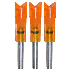 Gold Tip Crossbow Nock - Laser II & III - Moon - Flo Orange - 12/ct