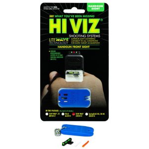 HIVIZ LiteWave Fiber Optic Night Sights Front Sight for S&W M&P 9/40/45 Green/Red/White