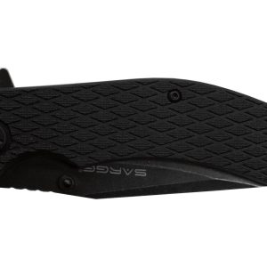 Sarge Knives Shadow - Stonewashed Swift Assist Folding Knife