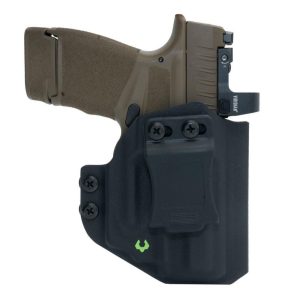 Viridian E Series Green Laser Black Springfield Hellcat with Kydex IWB Holster Black RH