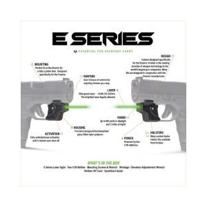 Viridian E Series Green Laser Black Ruger MAX-9 w/ Kydex Holster IWB RH