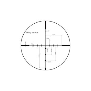 EXCLUSIVE Viridian LYXA Rifle Scope 4-16x44 1" SFP BDC MOA Non-Illum Black
