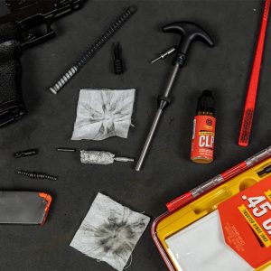 Shooters Choice .45 Cal Handgun Cleaning Kit with Aluminum Rod