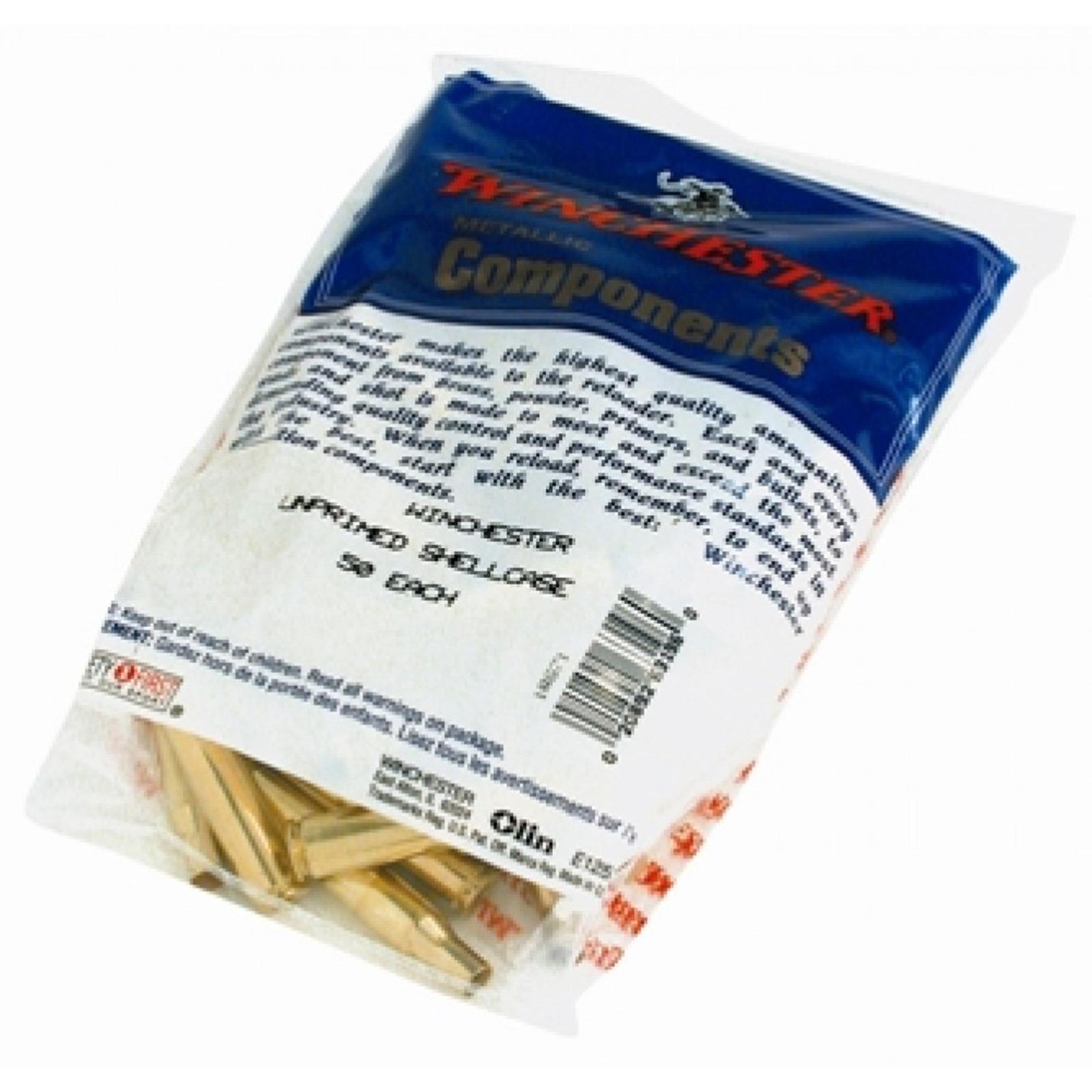 Winchester Unprimed Brass Rifle Cartridge Cases 50/ct .25-06 Rem