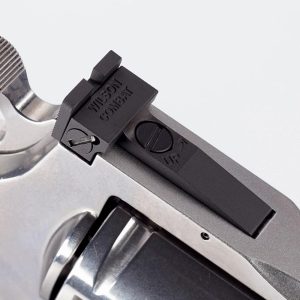 Wilson Combat Rear Sight for Colt 2020 Python/Anaconda Adjustable Serrated Blade Black with Square Notch