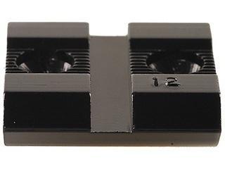 Weaver Standard Top Mount Aluminum Scope Base - Black - #12 - For Remington Ruger Savage Sears StevensWinchester H&R Marlin Mossberg