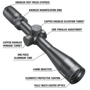EXCLUSIVE Weaver Classic Series Rifle Scope 4-16x44mm 30mm SFP Ballistic-X Non Illum. Matte Black
