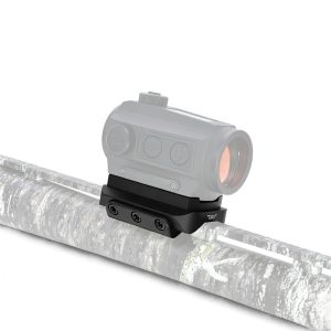 Warne Shotgun Rib Mount for Aimpoint T1-T2 Red Dot Black - MOUNT ONLY