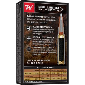 Winchester Ballistic Silvertip Rifle Ammunition .270 Win 130 gr. PT 3050 fps 20/ct