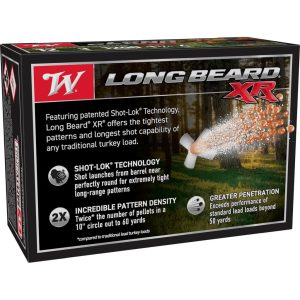 Winchester Long Beard XR Shotshells 12ga 3" 1-3/4 oz #4 10/ct