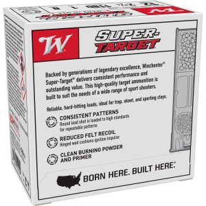 Winchester Super-Target Shotshells 12 ga 2-3/4" 1 oz 1180 fps #8 25/ct