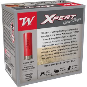 Winchester Xpert Steel Shotshells 12 ga 2-3/4" 1 oz 1325 fps #6 25/ct