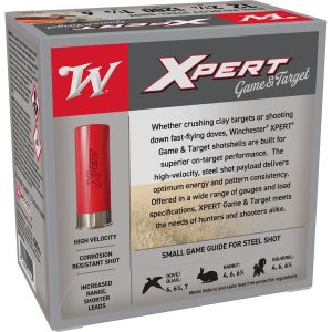 Winchester Xpert Steel Shotshells 12 ga 2-3/4" 1-1/8 oz 1280 fps #6 25/ct