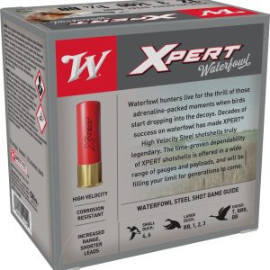Winchester Xpert High-Velocity Steel Shotshells 12 ga 3" 1-1/4 oz #BB 1400 fps 25/ct