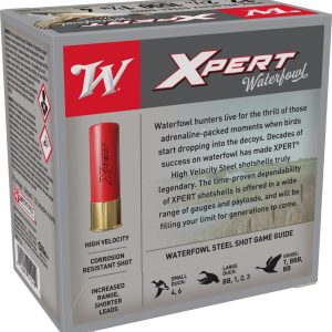 Winchester Xpert High Velocity Steel Shotshells 12 ga 2-3/4" 1-1/16 oz 1550 fps #4 25/ct