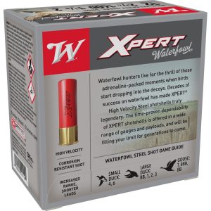Winchester Xpert High-Velocity Steel Shotshells 12 ga 2-3/4" 1-1/8 oz 1400 fps #2 25/ct