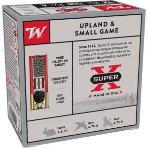 Winchester Super-X High-Brass Shotshells 12 ga 2-3/4" 1-1/4 oz 1330 fps #6 25/ct