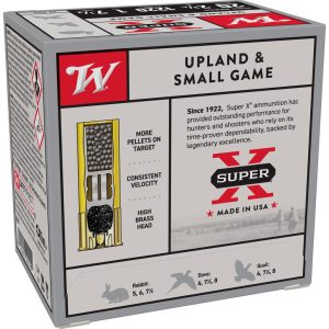 Winchester Super-X High-Brass Shotshells 20 ga 2-3/4" 1 oz 1220 fps #7.5 25/ct