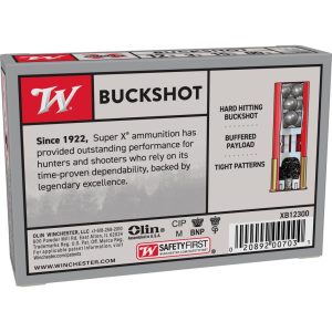 Winchester Super-X Buckshot Shotshells 12 ga 3" 1210 fps #00 5/ct