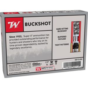 Winchester Super-X Buckshot Shotshells 12 ga 3-1/2" 1200 fps #00 5/ct