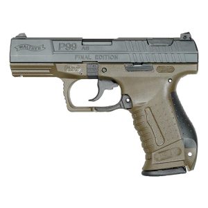 Walther P99 AS Final Edition Handgun 9mm Luger 15rd Magazines 4" Barrel ODG with Case Holster Coin