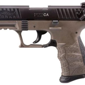 Walther CA Compliant P22 .22LR 10rd Magazine 3.42" Barrel Black Slide/FDE Frame