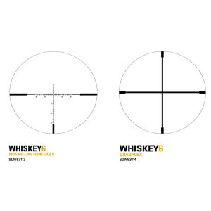 Sig Sauer Whiskey6 Rifle Scope 3-18x44 30mm SFP MOA Milling Hunter 2.0 Reticle Non Illum Black