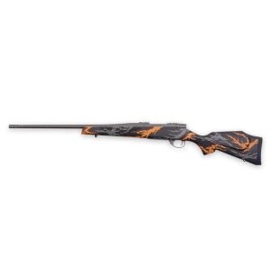 Weatherby Vanguard Compact Hunter Rifle 7mm-08 Rem 5rd Magazine 20" Barrel Black and Orange with Muzzle Brake