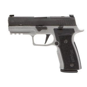 Sig Saur P320 AXG Carry Two-Tone Handgun 9mm Luger 10rd Magazines(2) 3.9" Barrel Night Sights