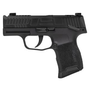 Sig Sauer P365 "Outlander Black" Handgun 9mm Luger 10rd Magazines(2) 3.1" Gold Barrel X-RAY 3 Sights Manual Safety