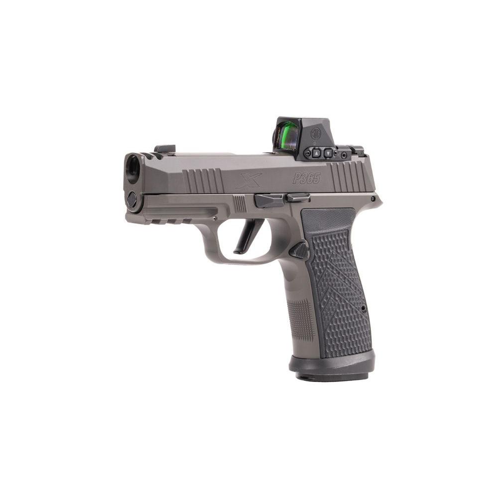 Sig Sauer P365 AXG Legion Handgun 9mm Luger 17rd Steel Magazines(3) 3.1" Barrel ROMEO X Compact Red Dot