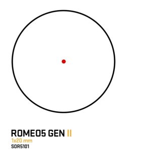 Sig Sauer Romeo5 Gen II Compact Red Dot Sight 1x20mm Red Dot 2 MOA Adj
