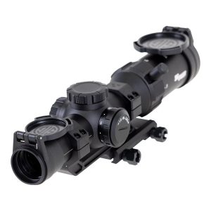 Sig Sauer SPR Rifle Scope 1-4x24mm 30mm SFP Hellfire FL-4 Illum. Black with Mount