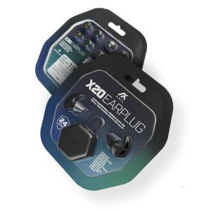 Axil X20 Passive Ear Plugs 17-24dB Black