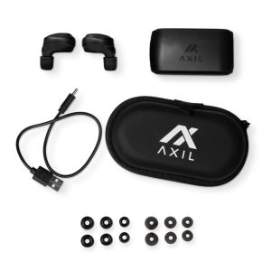Axil XCOR Pro Electronic Ear Plugs with Bluetooth 21-23dB Black