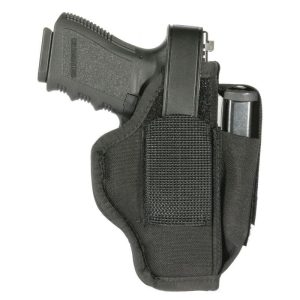 Blackhawk Nylon Multi Use Holster for 4" Barrel Medium/Intermediate DA Revolvers Black Ambi