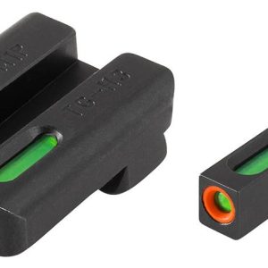 Truglo TFX Pro Tritium/Fiber-Optic Day/Night Sights Fit SSteyr M-A1|Steyr C-A1|Steyr S-A1|Steyr L-A1 - Orange Outline Front/Rear Green