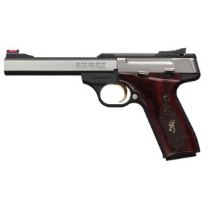 Browning Buck Mark Medallion Rosewood Handgun .22LR 10rd Magazine  5.5" Barrel Pro Target Sights CA Compliant